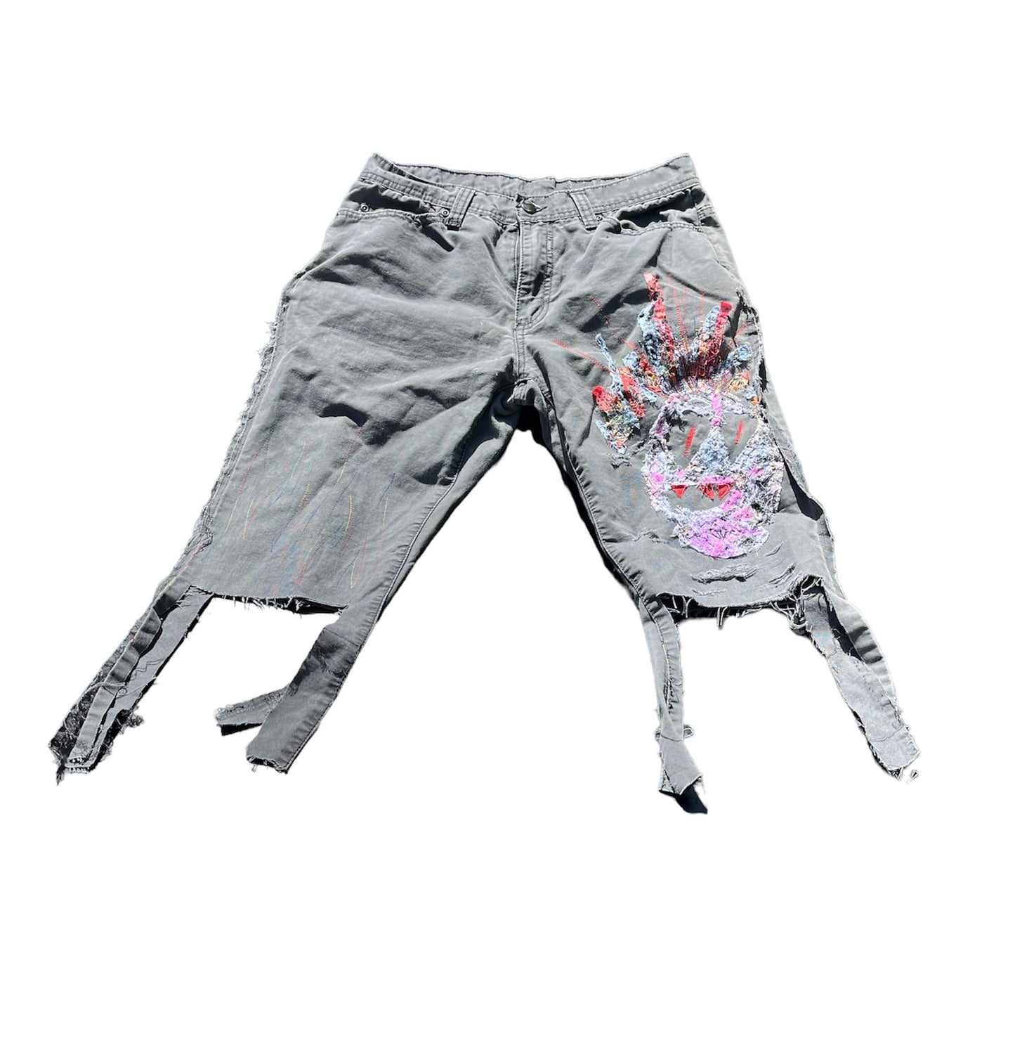 Patchwork shorts