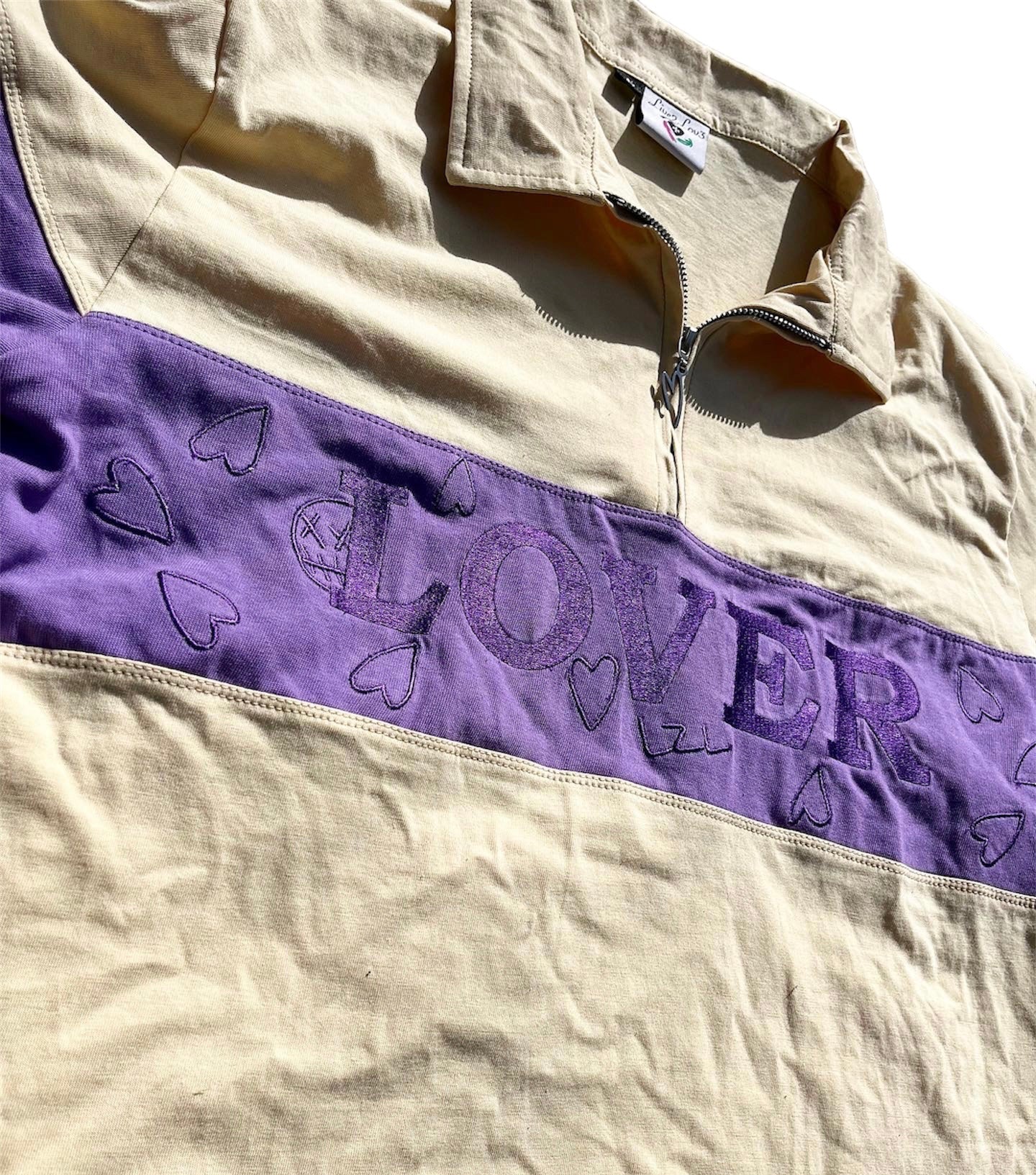 Long Sleeve zip-up polo