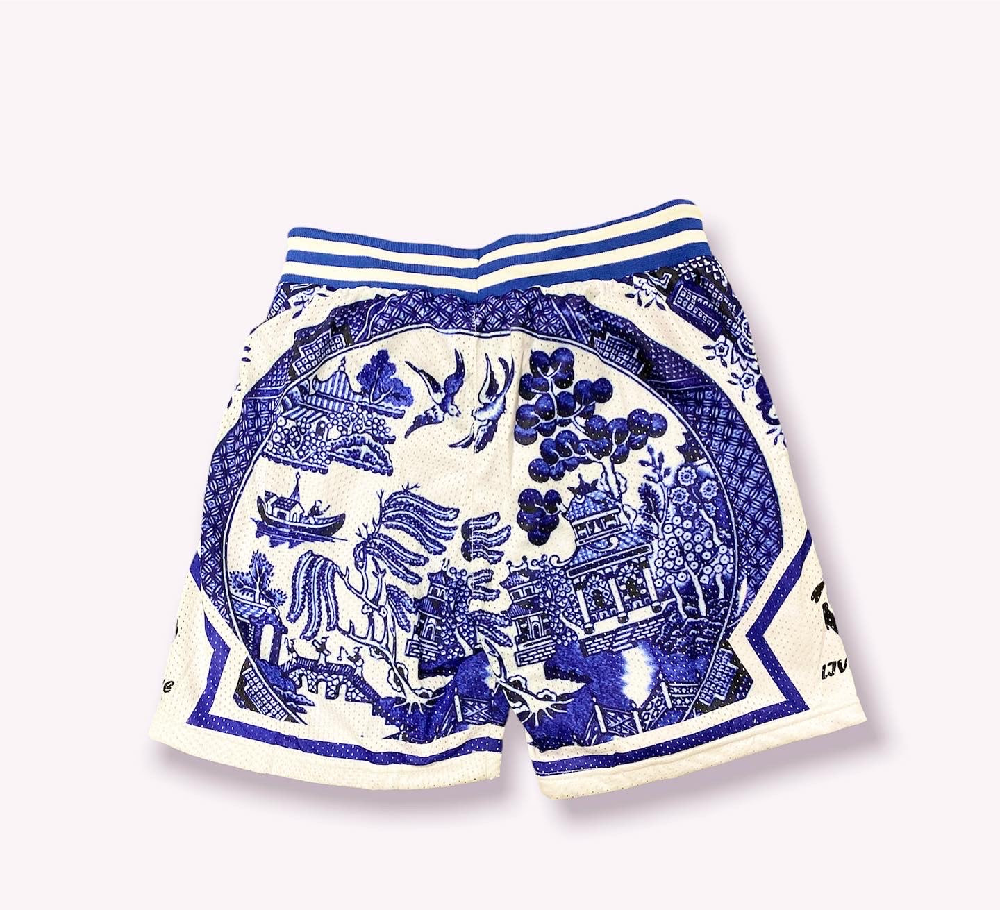 Fine China Graphic Shorts