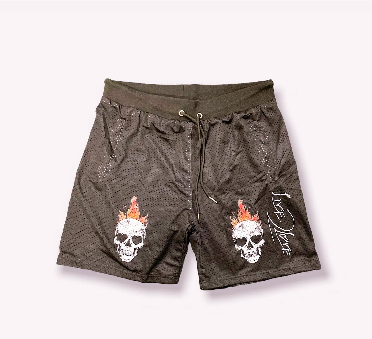 Skull Graphic Shorts