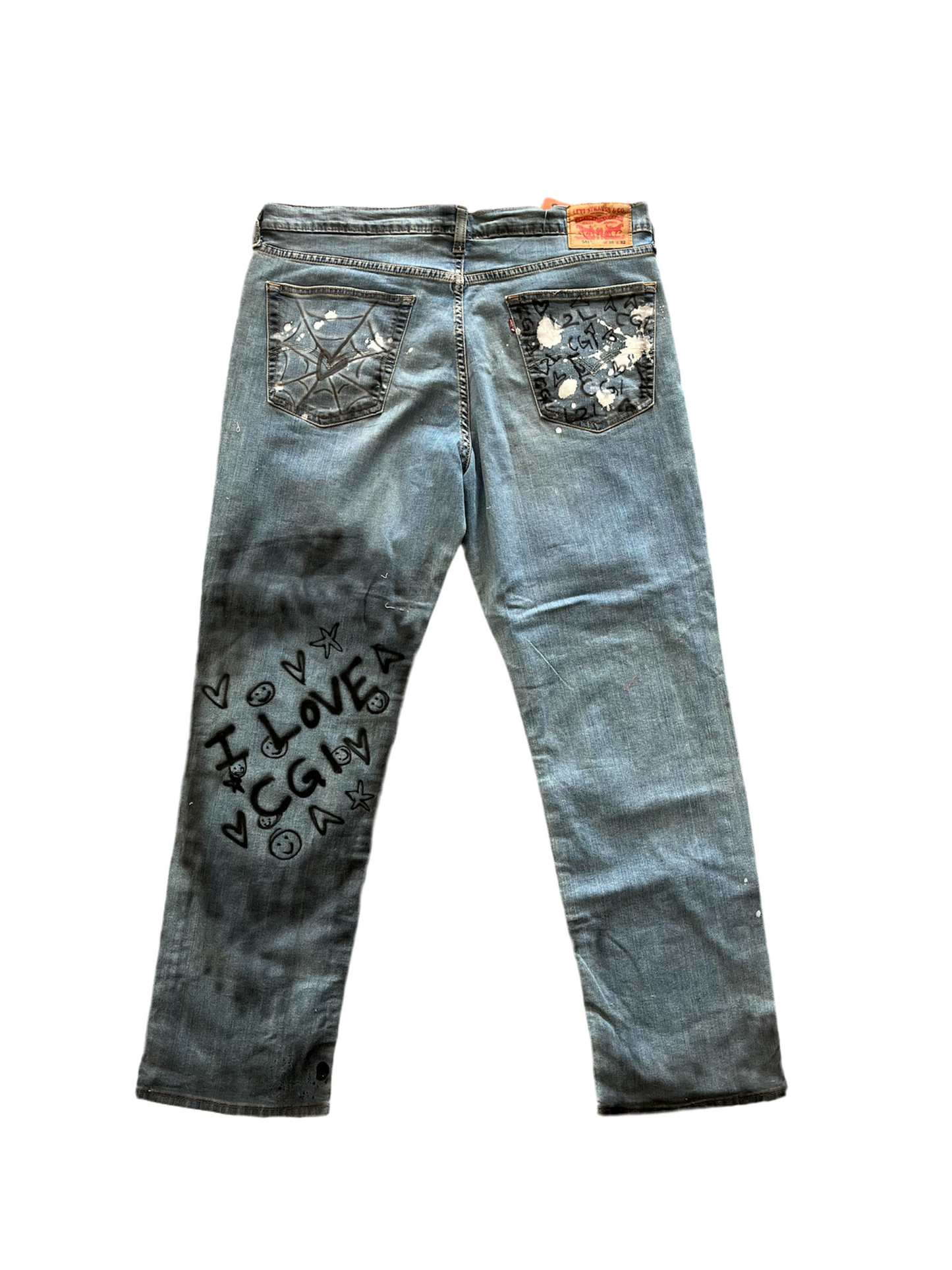 Airbrushed Vintage Denim