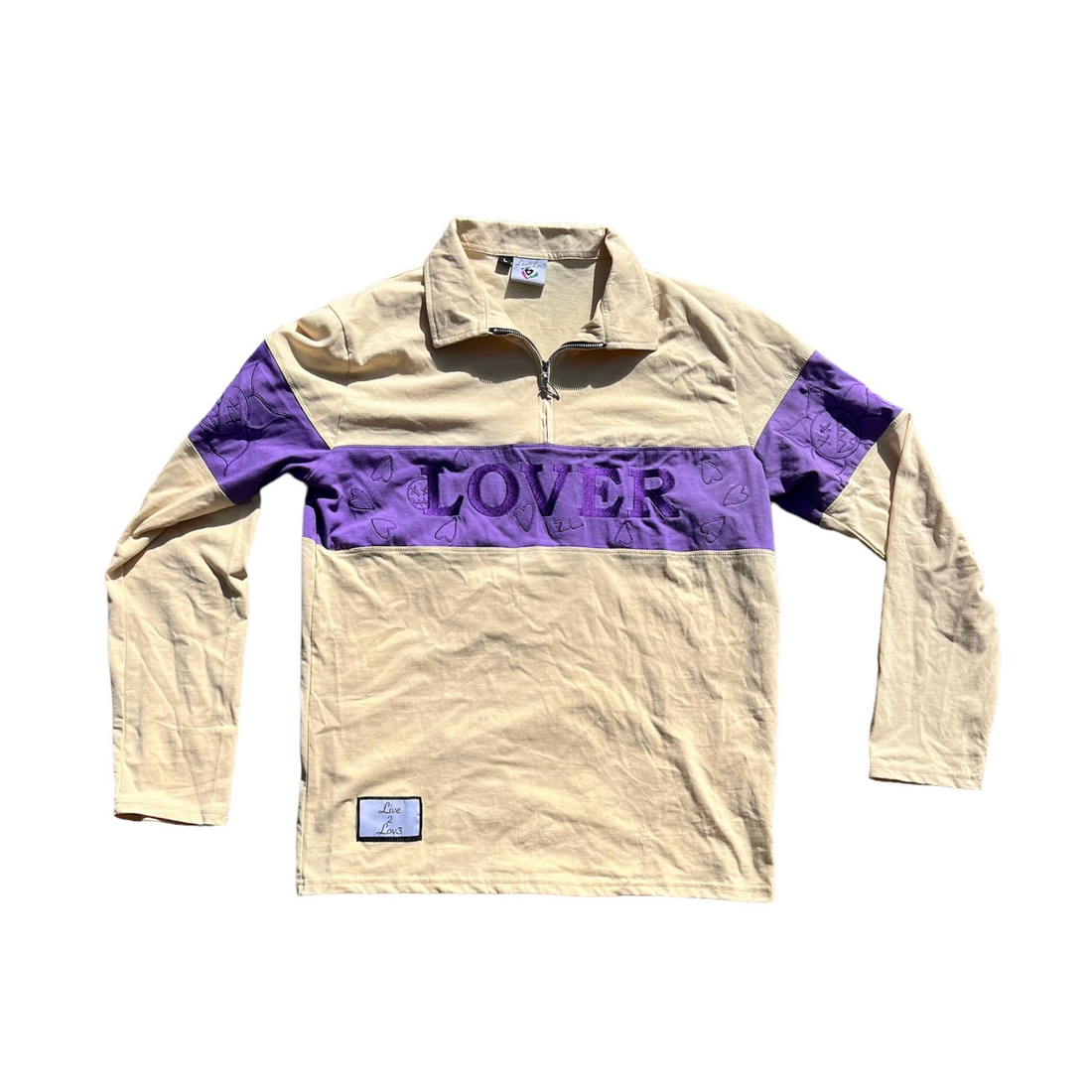 Long Sleeve zip-up polo
