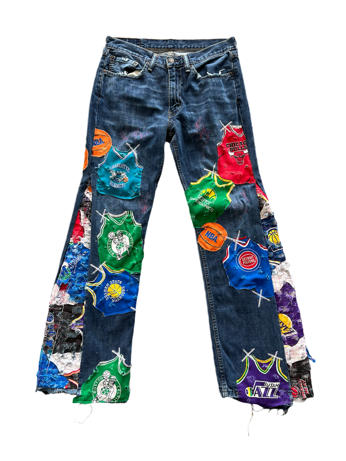 VIntage NBA Flared Denims