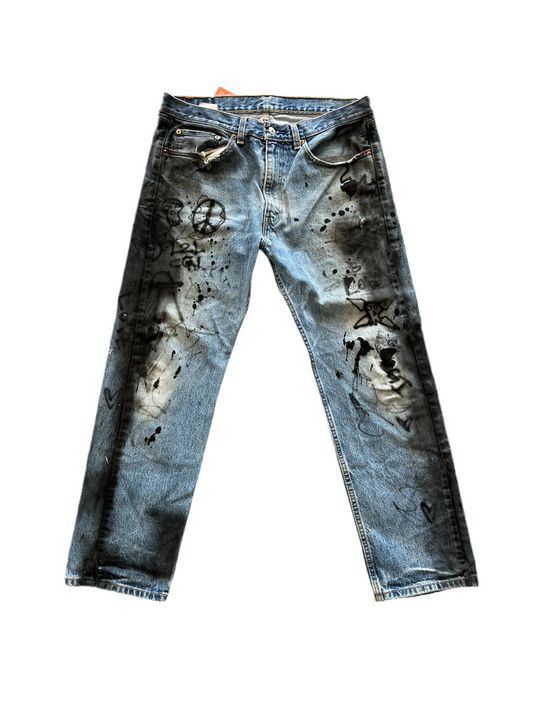 Airbrushed Vintage Denim