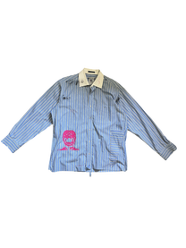 Pink Monster Button Up