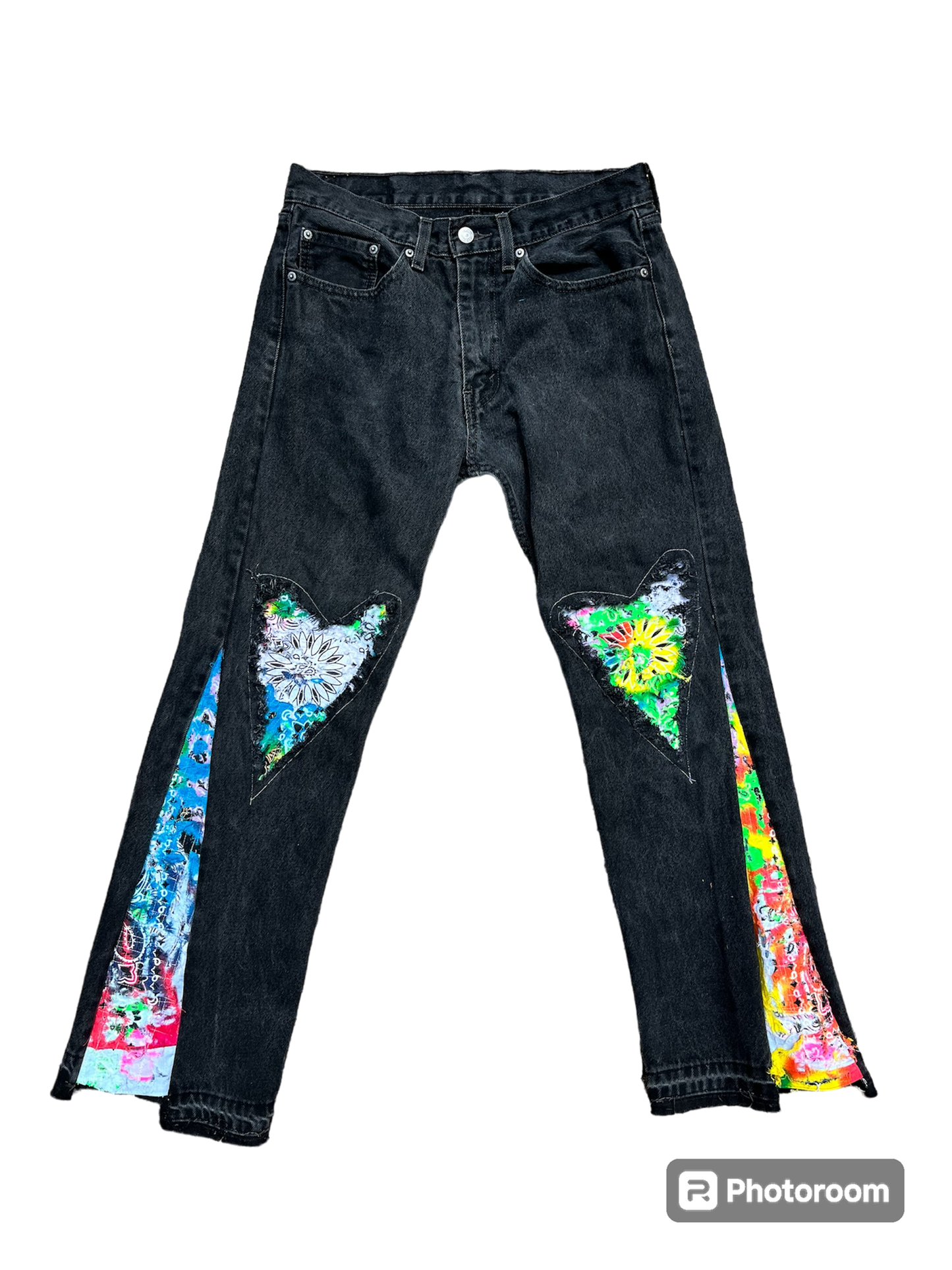 1/1 black denims