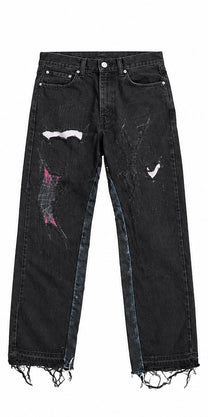 1/1 patchwork denim