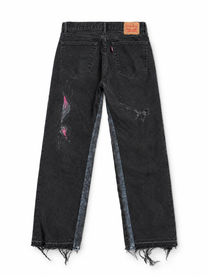 1/1 patchwork denim