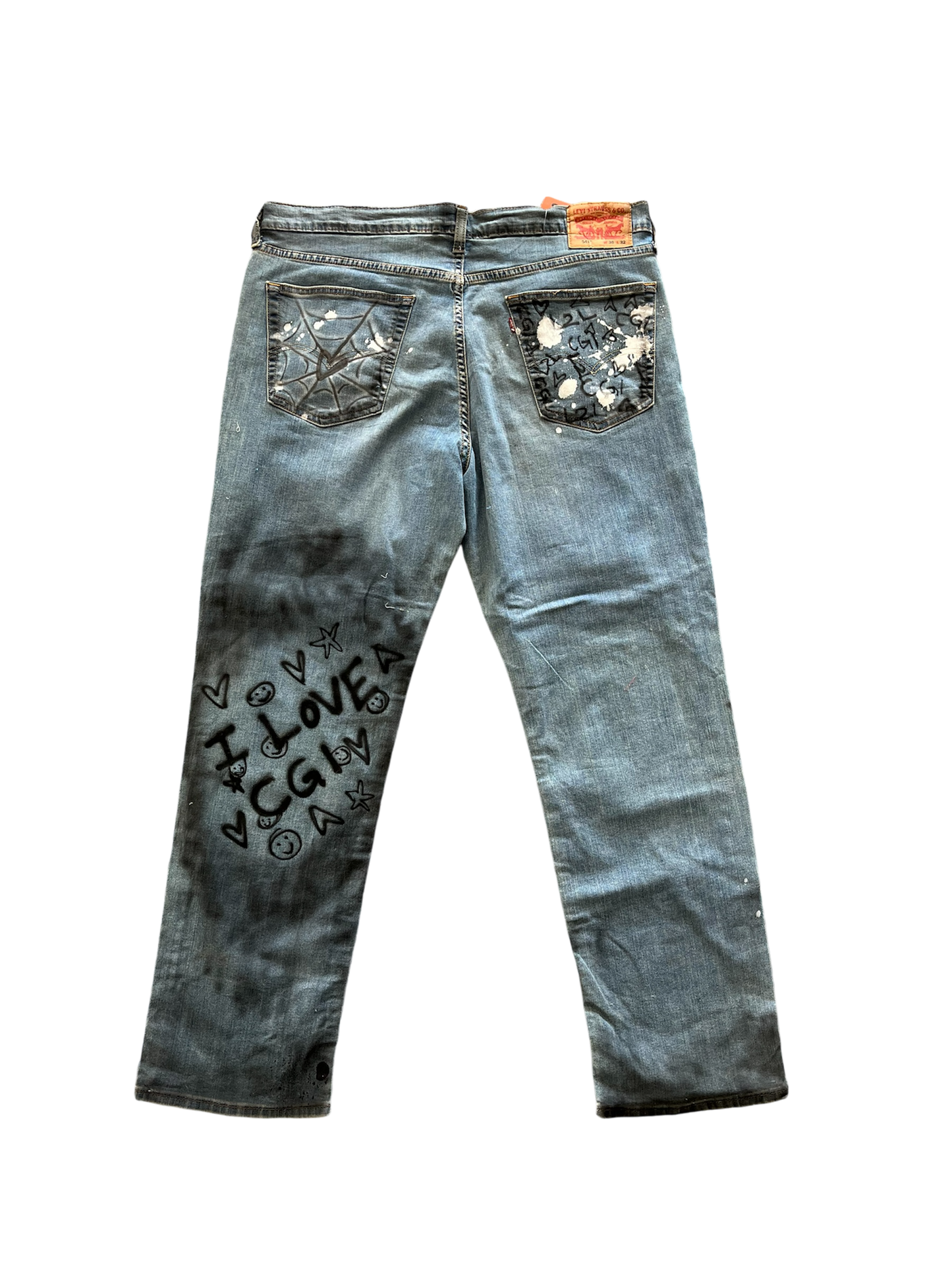 Airbrushed Vintage Denim