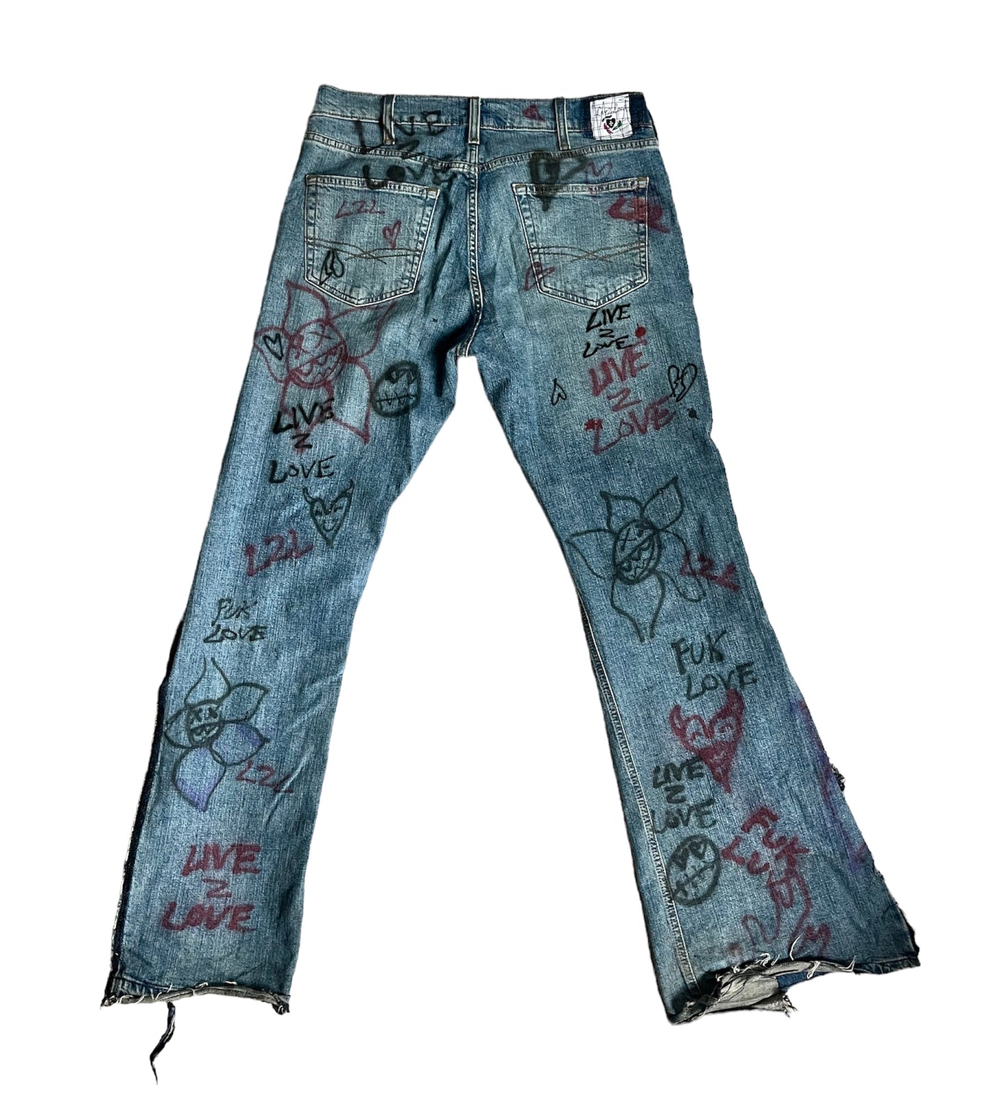 Flared Denim Jeans