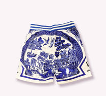 Fine China Graphic Shorts
