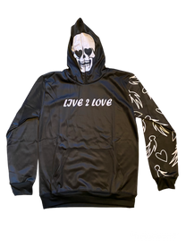 Live 2 Love Mask Hoodie