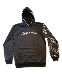 Live 2 Love Mask Hoodie