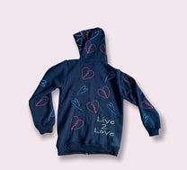 Rhinestone Graphic Hoodie