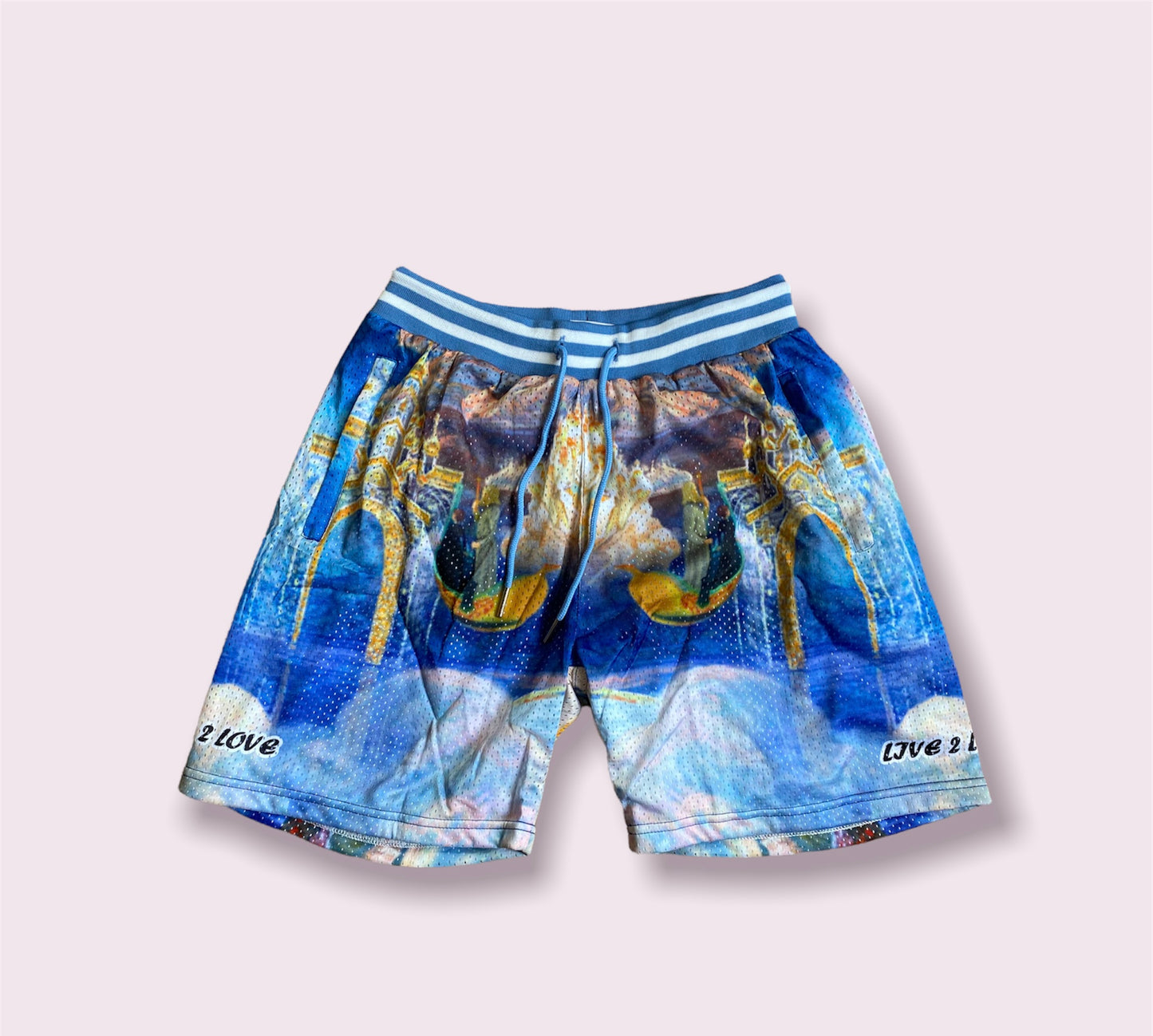 Live2Love Heaven Graphic Jersey Shorts